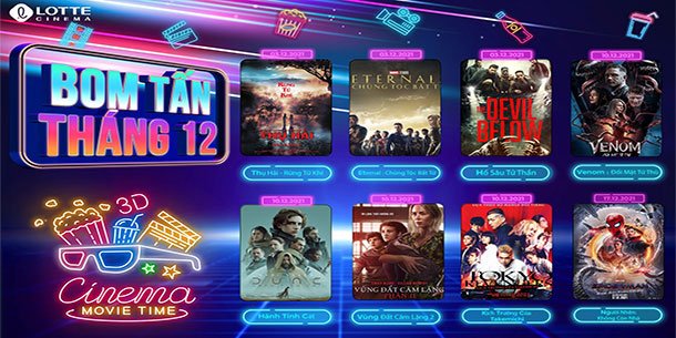 Mùa lễ hội phim chiếu rạp tháng 12/2021 có gì hay?