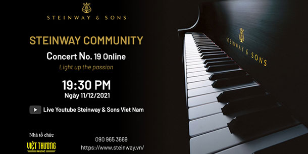 Chương trình biểu diễn âm nhạc cổ điển Steinway Community Concert No.19