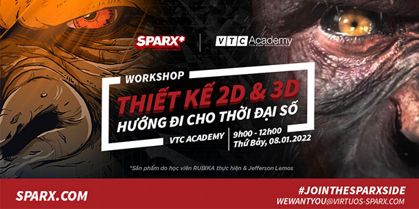 Online Workshop | Thiết kế 2D & 3D - Hướng đi mới cho dân Art trong Thời đại số