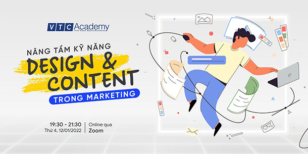 Sự kiện Nâng tầm kỹ năng Design & content trong marketing 