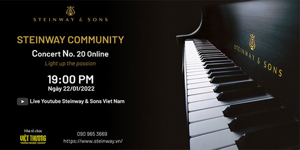 Chương trình biểu diễn âm nhạc cổ điển Steinway Community Concert No.20