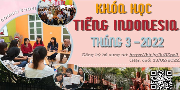 [Online] Cơ Hội Tham Gia Khóa Học Tiếng Indonesia Tổ Chức Bởi Đại Sứ Quán Indonesia Tại Hà Nội 2022