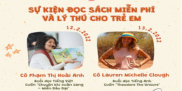 Sự kiện đọc sách tiếng Việt - tiếng Anh miễn phí cho trẻ em