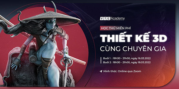 Sự kiện học thử thiết kế 3D cùng chuyên gia