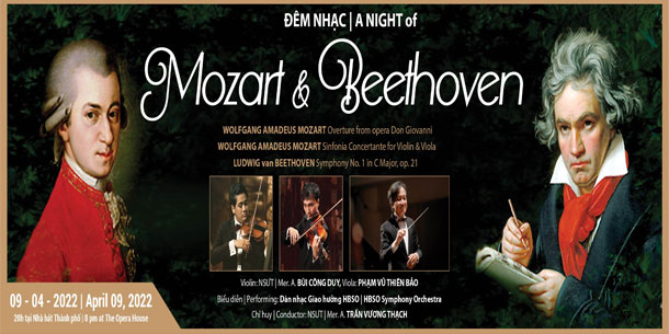 Đêm nhạc Mozart và Beethoven