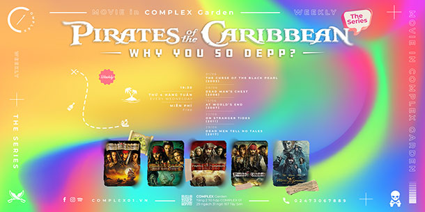 MOVIE in COMPLEX Garden | THE SERIES: PIRATES OF THE CARIBBEAN