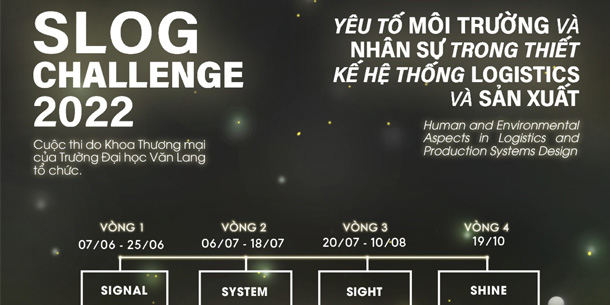 SLOG CHALLENGE 2022 - Cuộc thi học thuật Logistics và quản lý chuỗi cung ứng dành cho sinh viên với tổng giá trị giải thưởng lên đến 80 triệu đồng