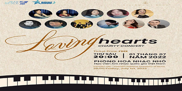 Sự kiện Hòa nhạc gây quỹ từ thiện cho trẻ mồ côi Loving Hearts