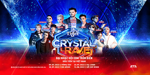 Crystal Rave - Đại hội EDM trên biển lần đầu tiên tại Việt Nam 