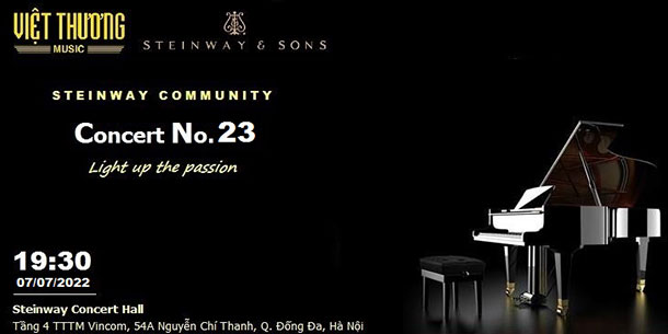 Sự kiện hòa nhạc: Steinway Community Concert No.23