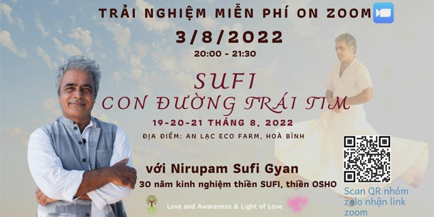 Trải nghiệm miễn phí - Chương trình thiền SUFI - Con đường trái tim 