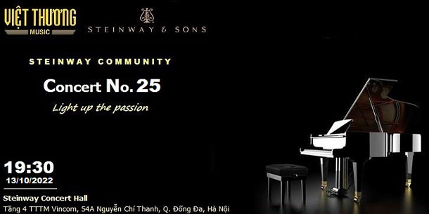 Sự kiện hòa nhạc Steinway Community Concert No.25