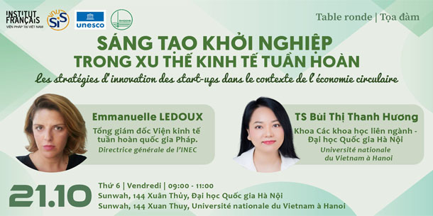 Tọa đàm - Sáng tạo khởi nghiệp trong xu thế kinh tế tuần hoàn