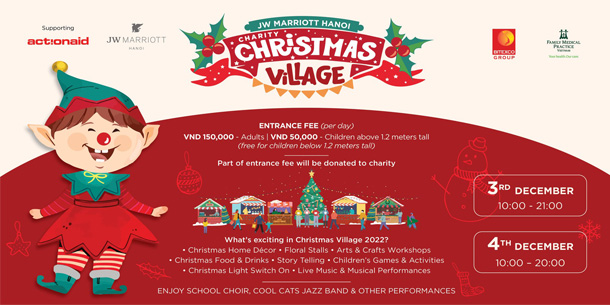 Sự kiện Ngôi làng Giáng Sinh - Charity Christmas Village 2022