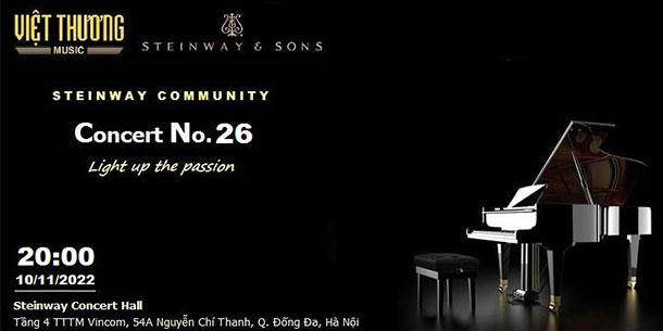Sự kiện âm nhạc Steinway Community Concert No.26