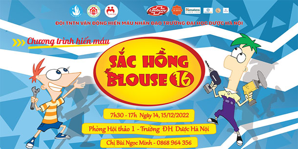 Chương trình hiến máu - Sắc Hồng Blouse 2022