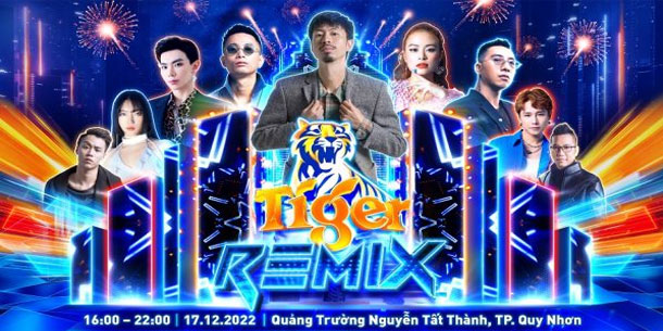 Thông tin chi tiết ĐẠI NHẠC HỘI Tiger Remix Quy Nhơn 2023 