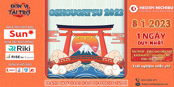 Lễ hội văn hóa Nhật Bản Oshougatsu 2023