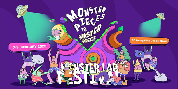 Lễ hội trải nghiệm sáng tạo Monster Lab Festival: MONSTER-PIECES 2023