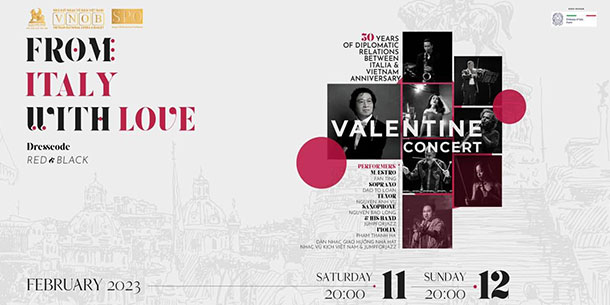 Hòa nhạc Valentine Concert: From Italy with Love