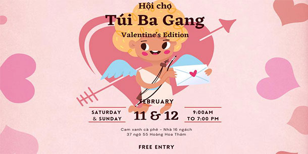 Hội chợ Túi Ba Gang số 4 - Phiên bản Valentine