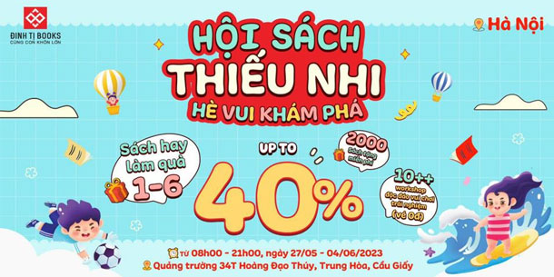 Hội sách thiếu nhi - Vui hè khám phá.