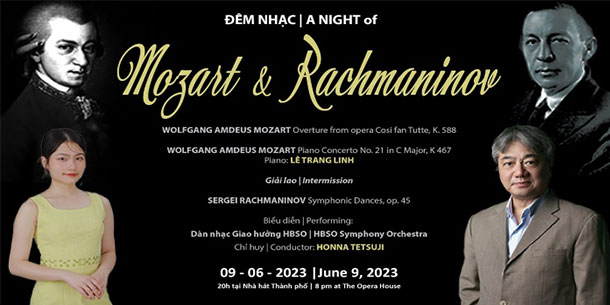 Đêm nhạc Mozart & Rachmaninov