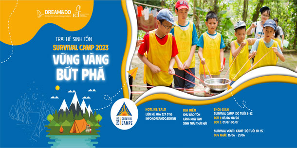 Vững Vàng Bứt Phá - Trại Hè Kỹ Năng Sinh Tồn Survival Camp 2023