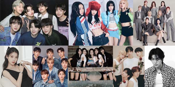 Top 10 nghệ sĩ Hàn Quốc được stream nhiều nhất trên Spotify - BTS và BLACKPINK và TWICE dẫn đầu trong khi Gen4 chỉ có STRAYKIDS lọt top