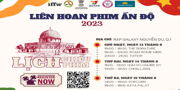 Lễ hội Namaste Việt Nam 2023” - Liên hoan phim Ấn Độ