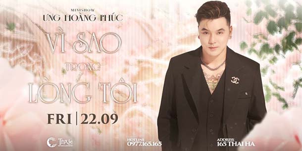 Minishow Ưng Hoàng Phúc - Vì Sao Trong Lòng Tôi - Ngày 22.09.2023