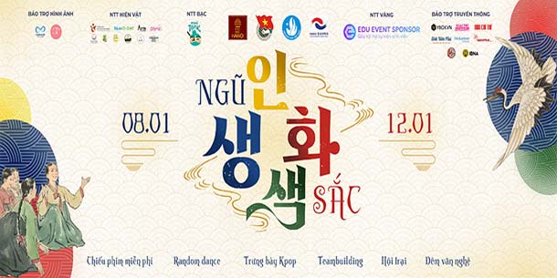 Tuần lễ Văn hoá Hàn Quốc 2024 với chủ đề 인생화색 - Ngũ sắc