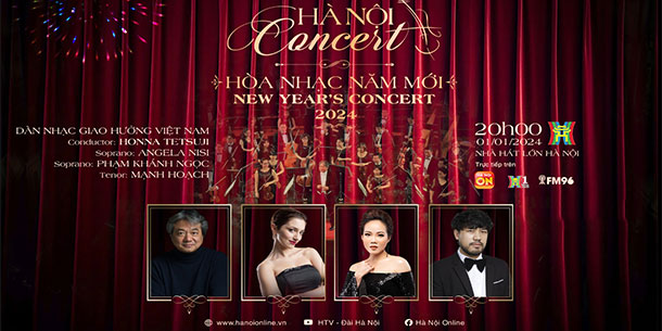Hà Nội Concert - HÒA NHẠC NĂM MỚI | NEW YEAR CONCERT 2024 - Trực tiếp - Live 