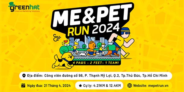 Giải chạy bộ Me&Pet Run 2024