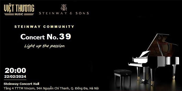 Chương trình biểu diễn âm nhạc cổ điển Steinway Community Concert No.39