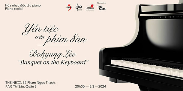 TP HCM: Hoà nhạc độc tấu piano Yến tiệc trên phím đàn của Bokyung Lee
