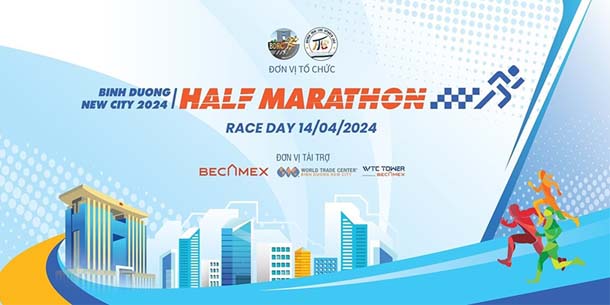 Giải chạy bộ Bình Dương New City Half Marathon 2024