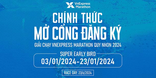 Giải chạy bộ VnExpress Marathon Quy Nhon 2024