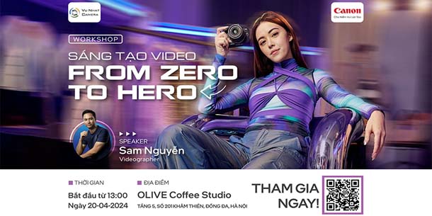 Workshop Sáng tạo Video - From Zero to Hero 2024