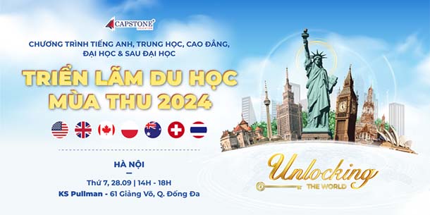 Triển lãm Du học Quốc tế mùa thu 2024 tại Hà Nội - Ngày 28/09