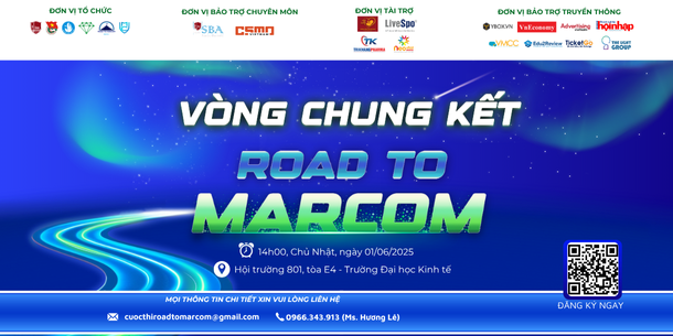 CHUNG KẾT ROAD TO MARCOM 2025: TIẾP NỐI THÀNH CÔNG, KHAI PHÁ THẾ HỆ MARKETING TÀI NĂNG TIẾP THEO!