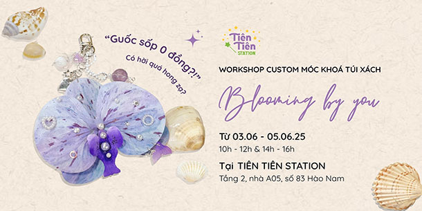 Workshop 0 đồng: Blooming by you