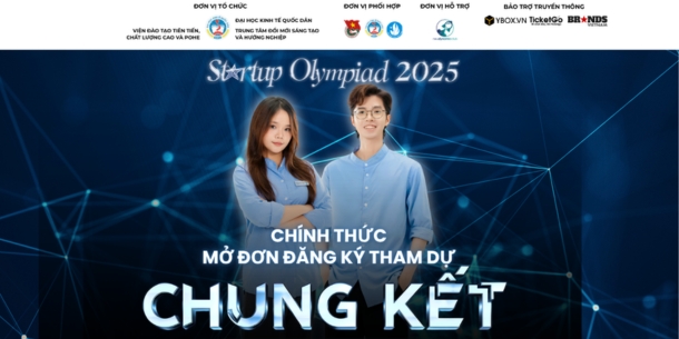 [HN] Chính Thức Mở Đơn Đăng Ký Tham Gia Chung Kết Cuộc Thi Startup Olympiad 2025 Do CLB Khởi Nghiệp Sáng Tạo Dynamic NEU Và CICN - Trung Tâm Đổi Mới Sáng Tạo Và Hướng Nghiệp  Đồng Tổ Chức (Miễn Phí Tham Dự)