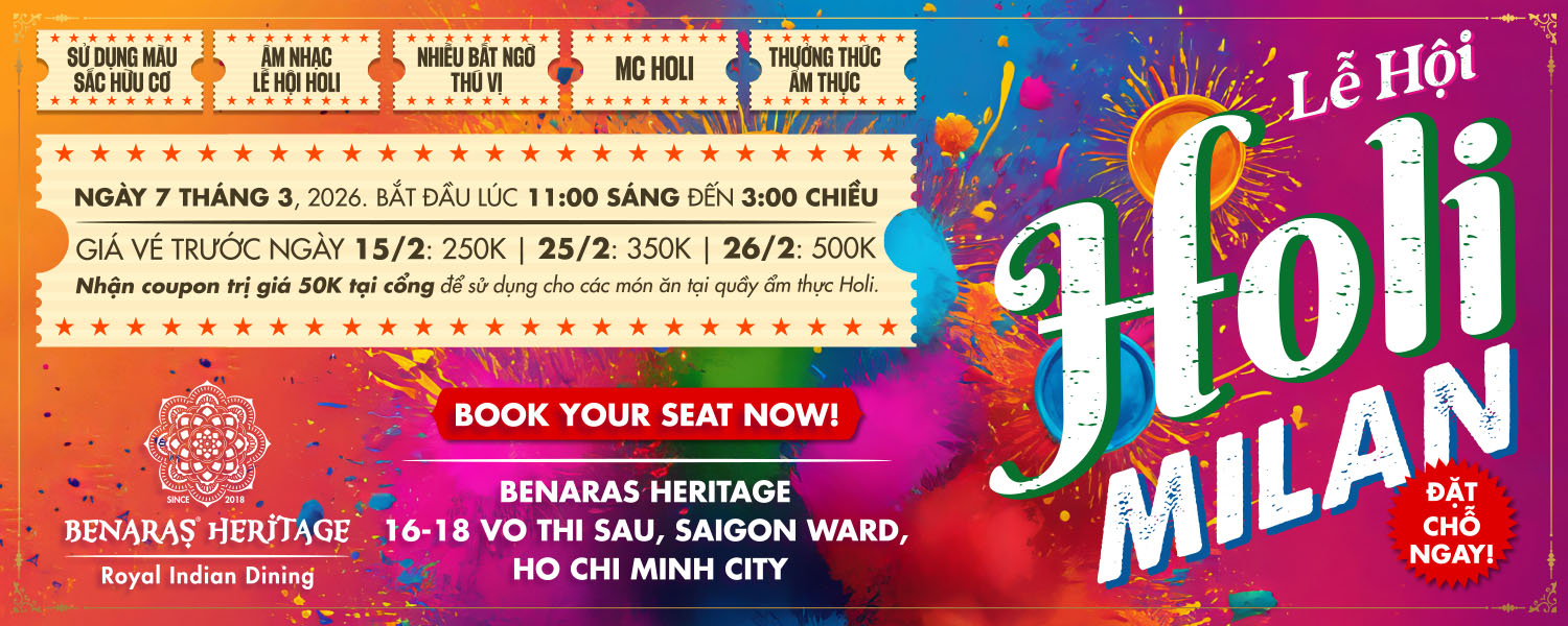Lễ hội Sắc Màu & Văn Hóa Ấn Độ - HOLI MILAN 2026