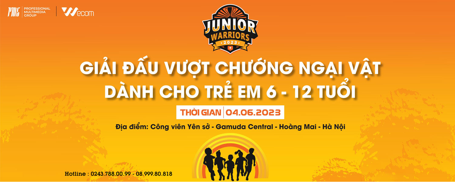 JUNIOR WARRIORS - an obstacle course competition for children aged 6 to 12