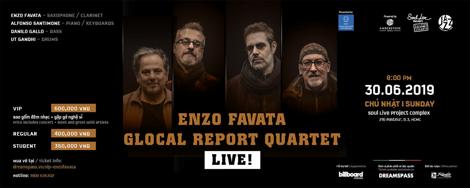 Đêm nhạc “Enzo Favata Glocal Report Quartet LIVE”