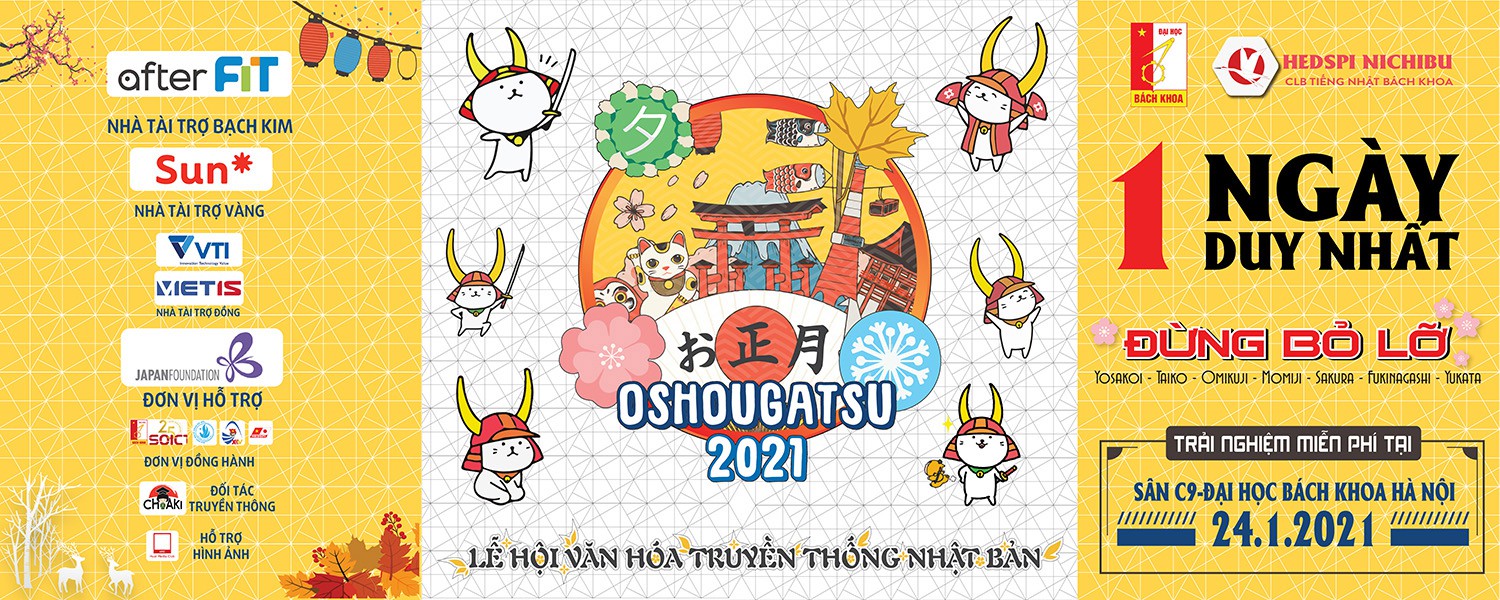 Lễ hội văn hóa Nhật Bản Oshougatsu 2021