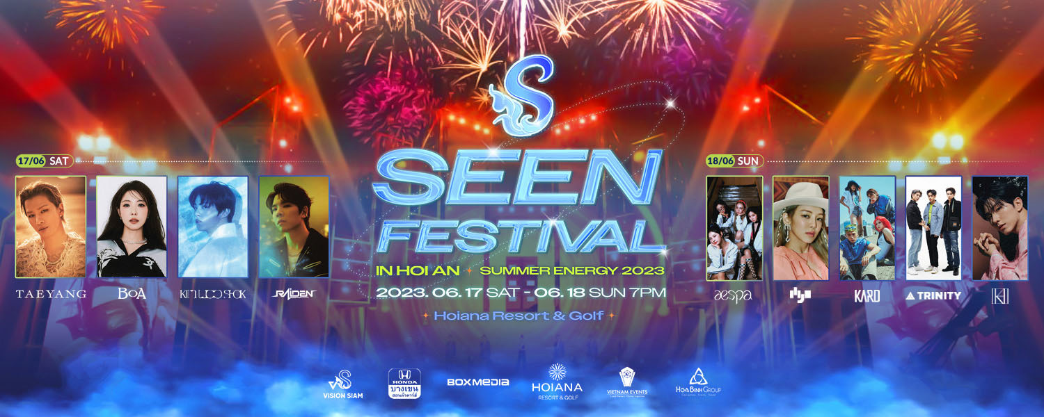 Bán vé lễ hội âm nhạc Hàn Quốc 2023 - SEEN Festival tại Hội An