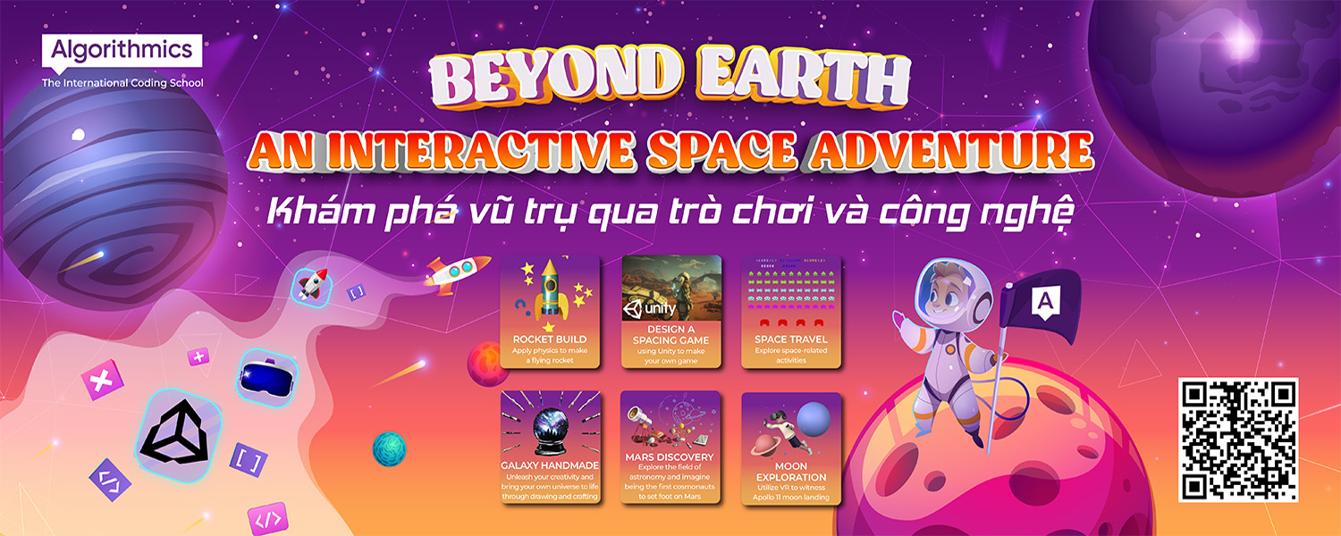 Workshop - Beyond Earth - Khám phá vũ trụ qua Trò chơi và Công nghệ