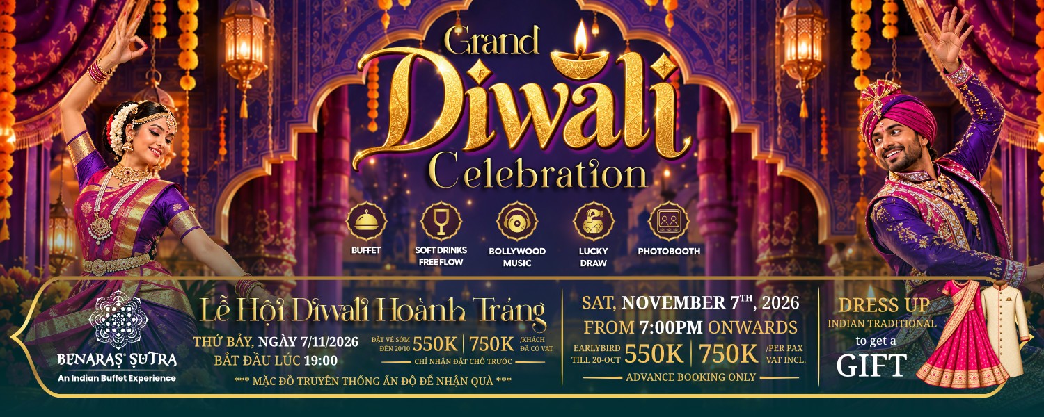 Lễ hội Ánh sáng Diwali 2026 tại Hà Nội - India's Festival of Lights in Hanoi